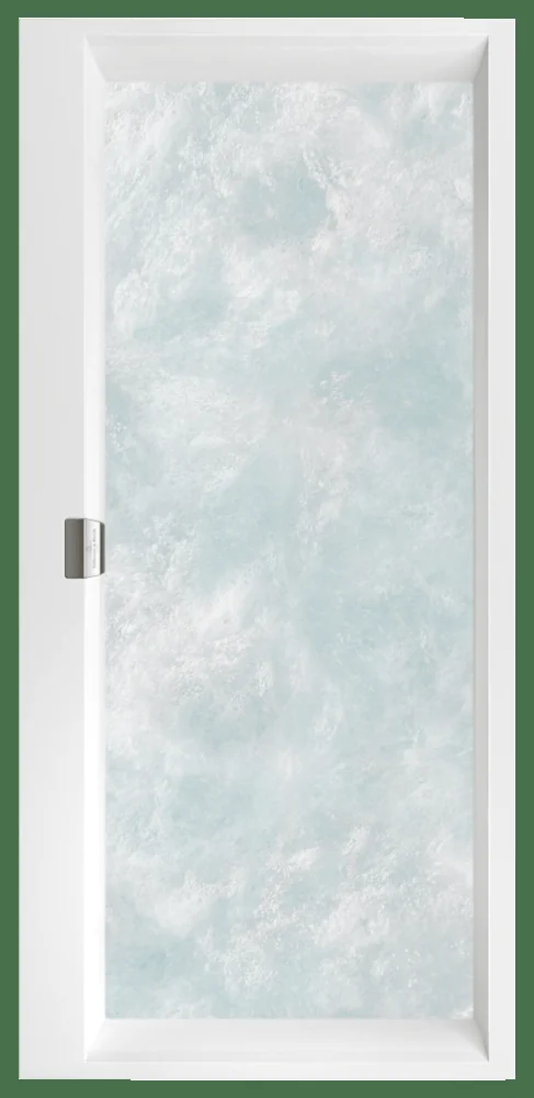 Villeroy & Boch Squaro Edge 12 Badewanne mit Whirlpoolsystem, 1600x750x475mm, Weiß Alpin