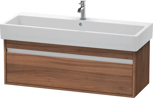 Duravit Waschtischunterschrank wandhängend „Ketho“ 115 × 41 × 44 cm Nussbaum Natur Duravit Waschtischunterschrank wandhängend „Ketho“ 115 × 41 × 44 cm Nussbaum Natur