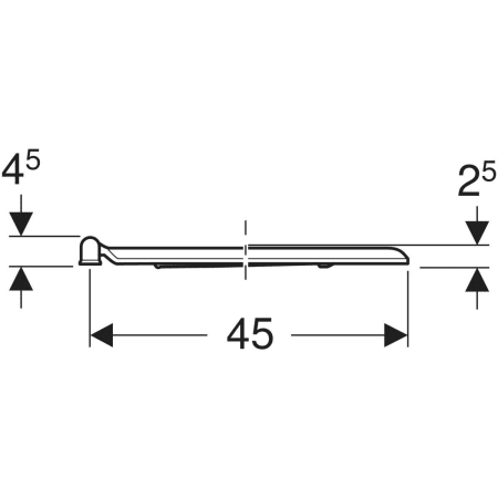 Geberit WC-Sitzring ehemals Keramag „Renova Comfort“, Befestigung von unten Geberit WC-Sitzring ehemals Keramag „Renova Comfort“, Befestigung von unten