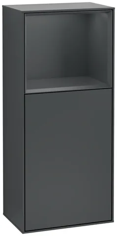 Villeroy & Boch Seitenschrank „Finion“ 41,8 × 93,6 cm 1 Tür, Anschlag rechts, mit Wand- und Regalelementbeleuchtung Anschlag rechts Villeroy & Boch Seitenschrank „Finion“ 41,8 × 93,6 cm 1 Tür, Anschlag rechts, mit Wand- und Regalelementbeleuchtung Anschlag rechts