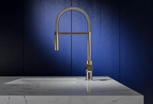 Küchenarmatur Ceralook, Semi-Profi, Ausl. mit Federarm und HB, Ausladung 215mm, Chrom Küchenarmatur Ceralook, Semi-Profi, Ausl. mit Federarm und HB, Ausladung 215mm, Chrom