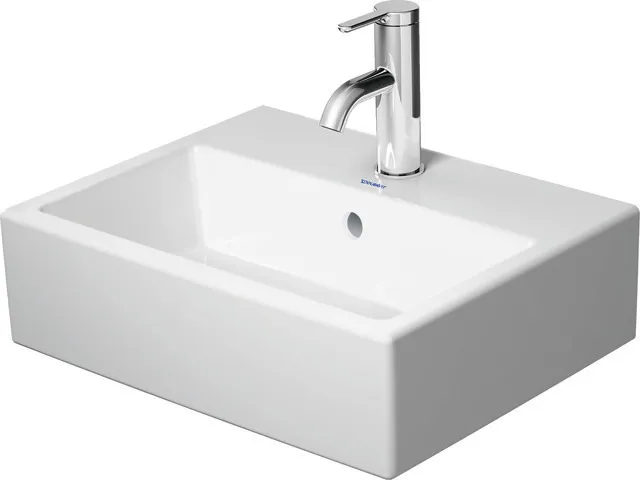 Wandwaschtisch „Vero Air“, mit Überlauf, Hahnlochposition mittig Größe: 45 × 35 cm / Hahnlochbohrung: mit 1×1 Hahnlochbohrung / Hahnlochposition: mittig / Oberflächenveredelung: ohne Oberflächenveredelung / Überlauf: mit Überlauf Wandwaschtisch „Vero Air“, mit Überlauf, Hahnlochposition mittig Größe: 45 × 35 cm / Hahnlochbohrung: mit 1×1 Hahnlochbohrung / Hahnlochposition: mittig / Oberflächenveredelung: ohne Oberflächenveredelung / Überlauf: mit Überlauf