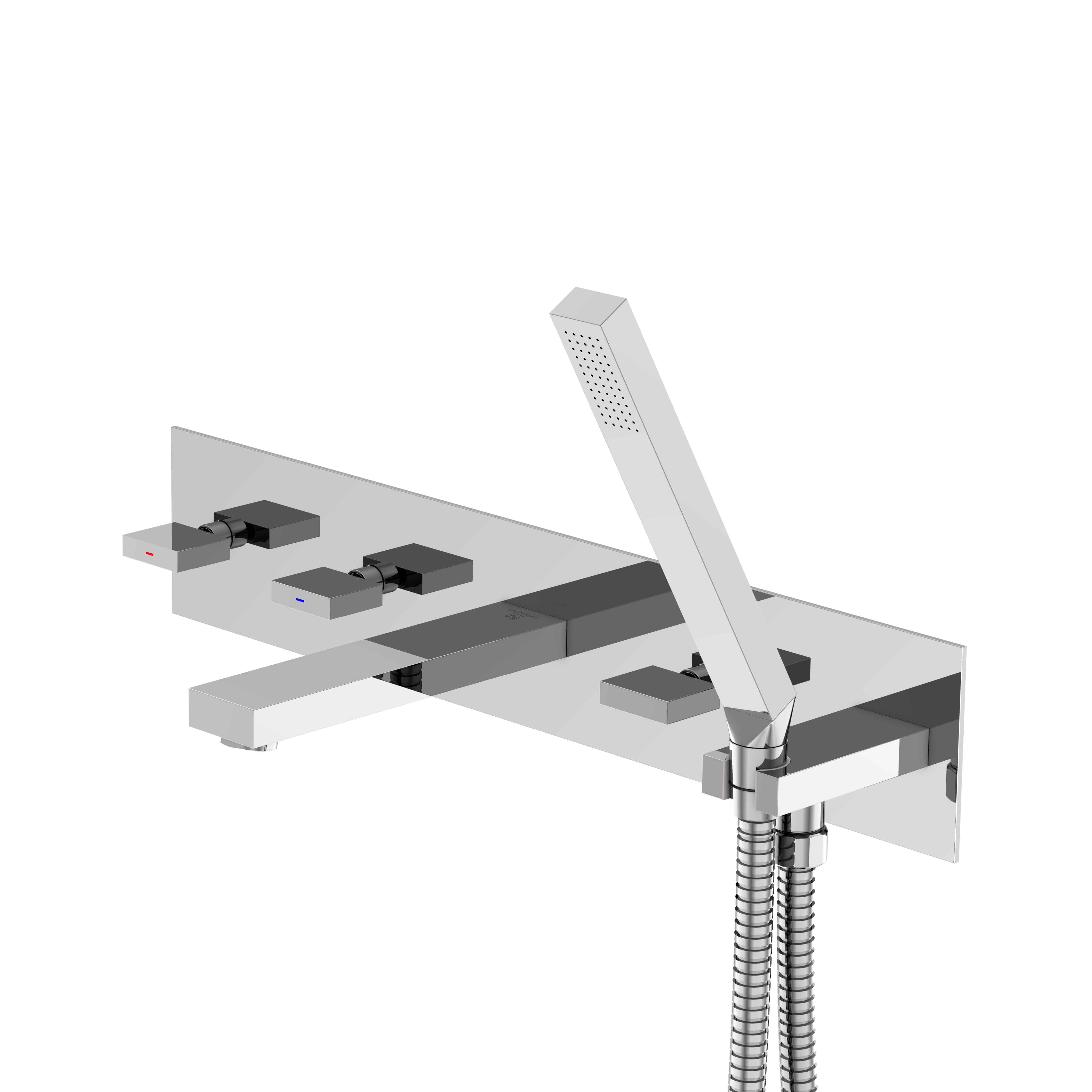 Serie 160 5-Loch Wanne/Brause-Unterputzarmatur, Ausladung: 17 cm Serie 160 5-Loch Wanne/Brause-Unterputzarmatur, Ausladung: 17 cm