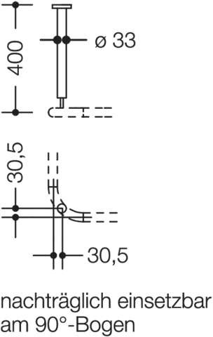 HEWI Deckenabhängung „Serie 801“ 7 × 7 cm HEWI Deckenabhängung „Serie 801“ 7 × 7 cm