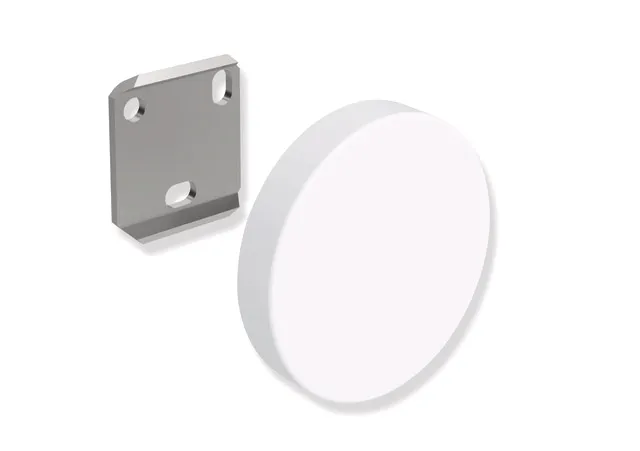 Montageplatte mit Abdeckung, 2 Stk mob. HG und RS, plvb weiß tiefmatt Montageplatte mit Abdeckung, 2 Stk mob. HG und RS, plvb weiß tiefmatt