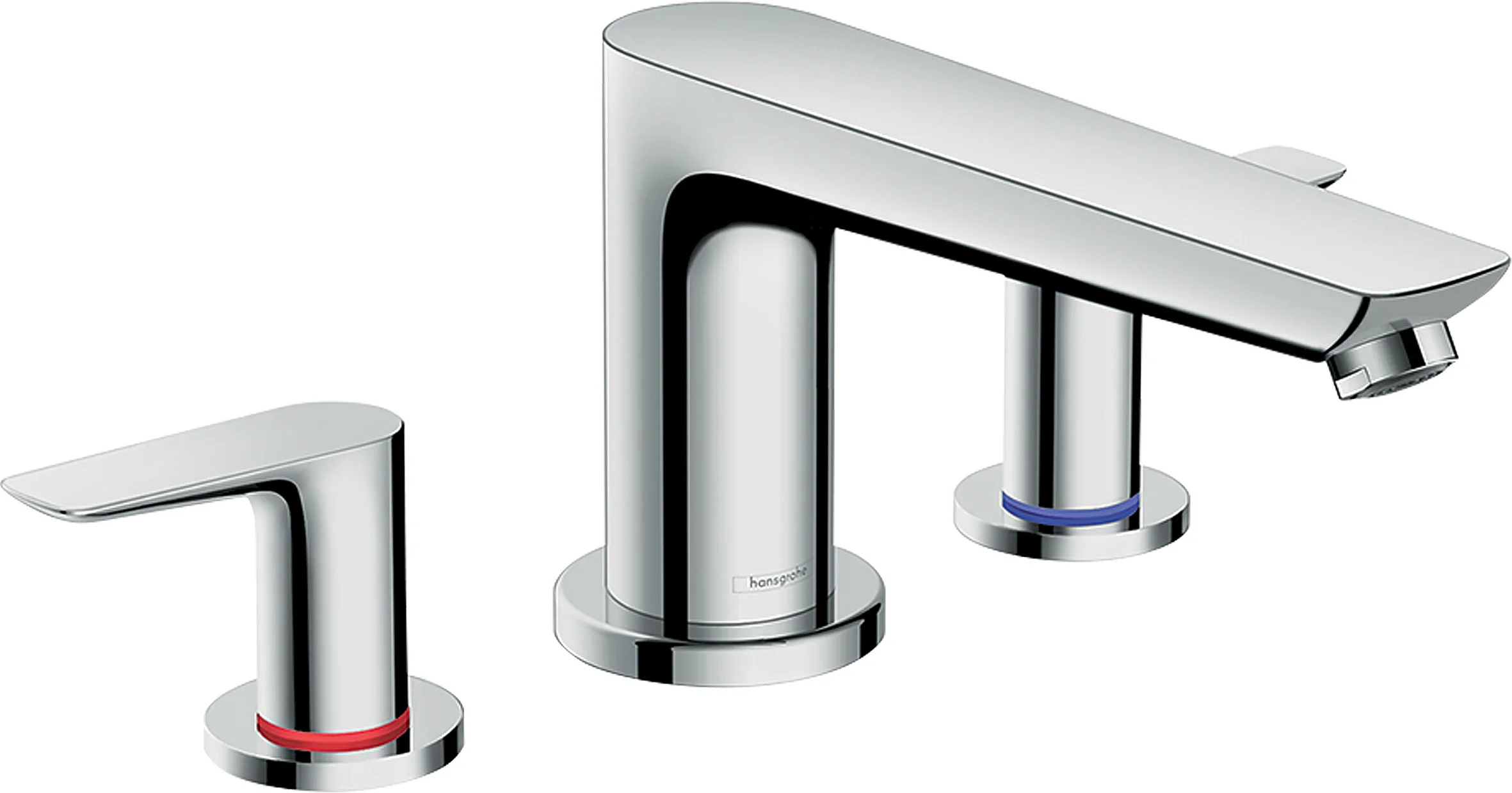 Hansgrohe Talis E 3-Loch Wannenrandarmatur Chrom, Ausladung 196 mm, max. Durchfluss 22 l/min, Keramikmischsystem, Rückflussverhinderer, Schalldämpfer Hansgrohe Talis E 3-Loch Wannenrandarmatur Chrom, Ausladung 196 mm, max. Durchfluss 22 l/min, Keramikmischsystem, Rückflussverhinderer, Schalldämpfer