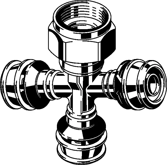 Viega „Raxofix“ Verteiler 3-fach Viega „Raxofix“ Verteiler 3-fach