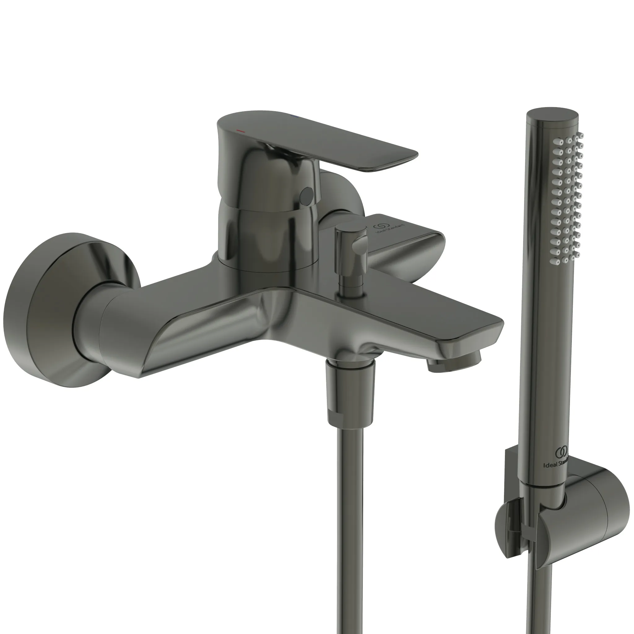Ideal Standard Badearmatur Aufputz Connect Air mit Handbrause-Set Ausladung 174mm Magnetic Grey Ideal Standard Badearmatur Aufputz Connect Air mit Handbrause-Set Ausladung 174mm Magnetic Grey