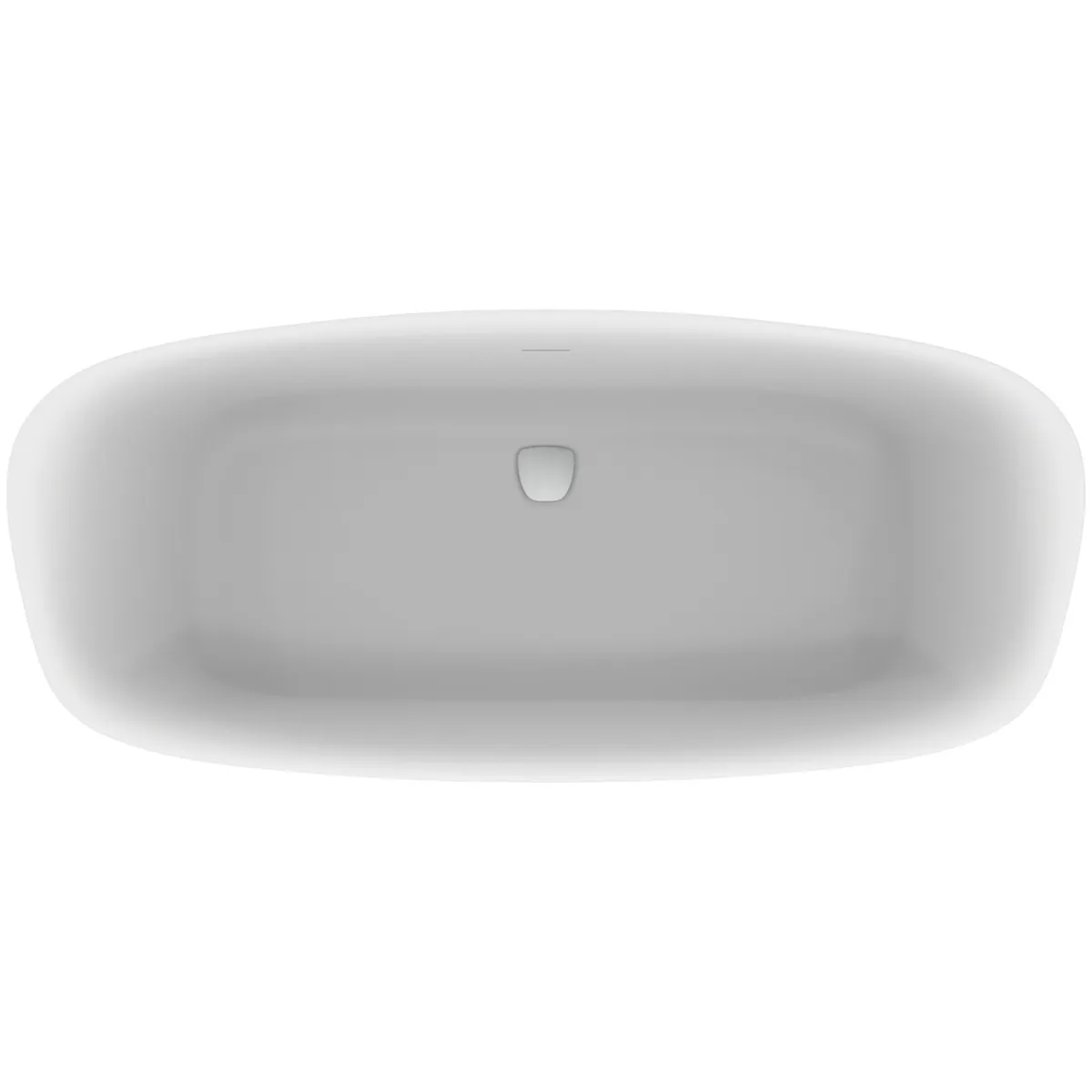 Ideal Standard freistehende Duo-Badewanne DEA, 1800x800x475⁄610mm, Weiß matt/Schwarz Ideal Standard freistehende Duo-Badewanne DEA, 1800x800x475⁄610mm, Weiß matt/Schwarz