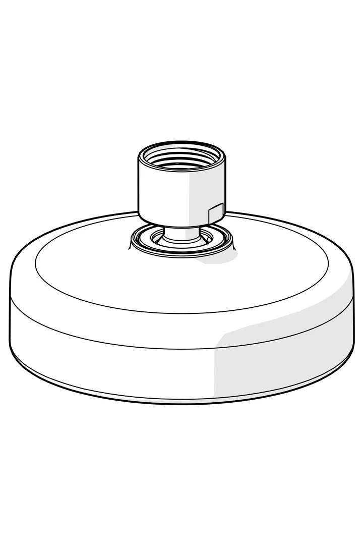 HansaMEDIJET Kopfbrause HansaMEDIJET 4429 1-strahlig d 95 mm DN15 Chrom HansaMEDIJET Kopfbrause HansaMEDIJET 4429 1-strahlig d 95 mm DN15 Chrom
