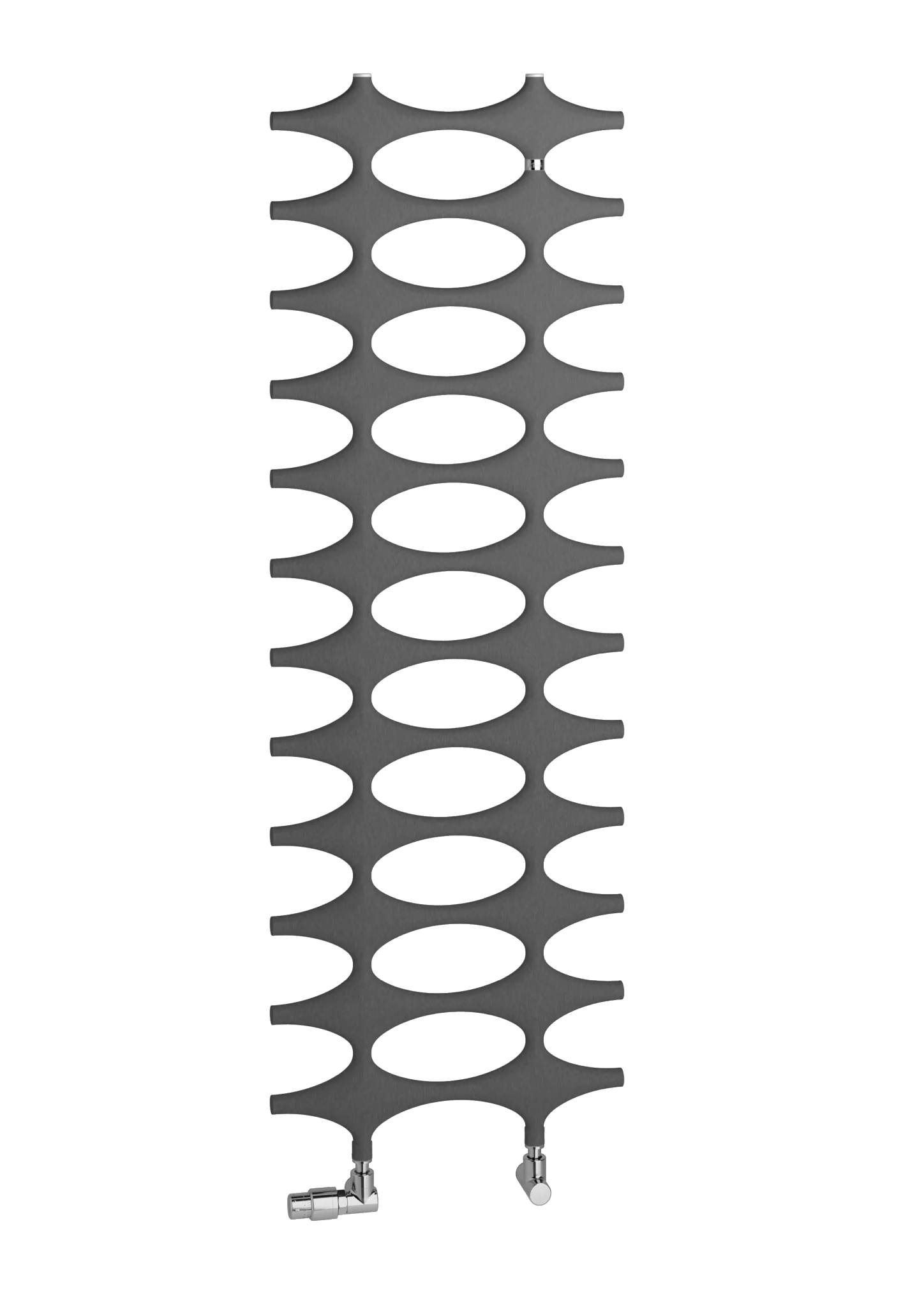Kermi Design-Heizkörper „Ideos®“ 75,8 × 190,1 cm in Graphit Metallic