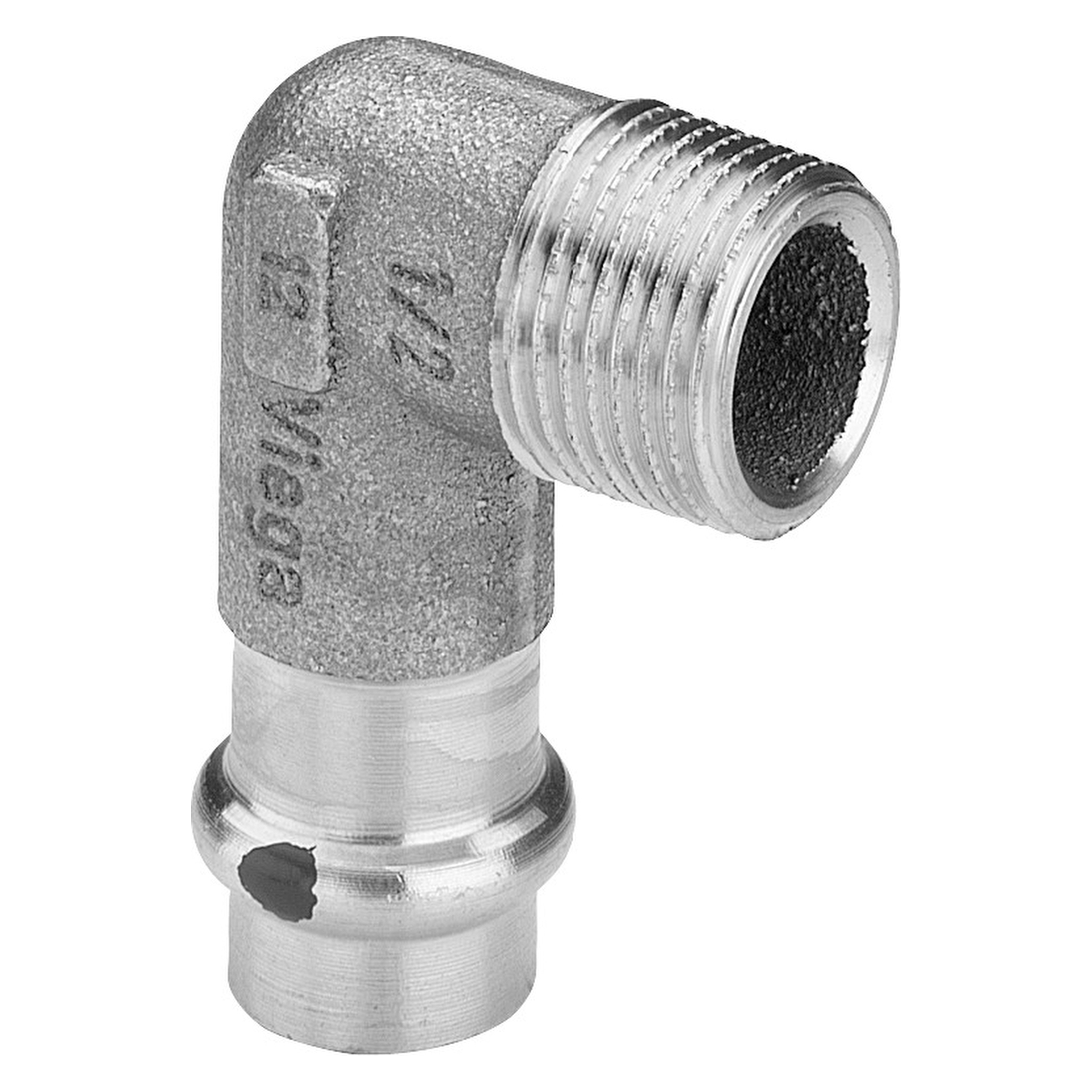 Viega Installationsmaterial „Sanpress“ 2214.1 in 15 mm × R1 / 2 Rotguss  Viega Installationsmaterial „Sanpress“ 2214.1 in 15 mm × R1 / 2 Rotguss