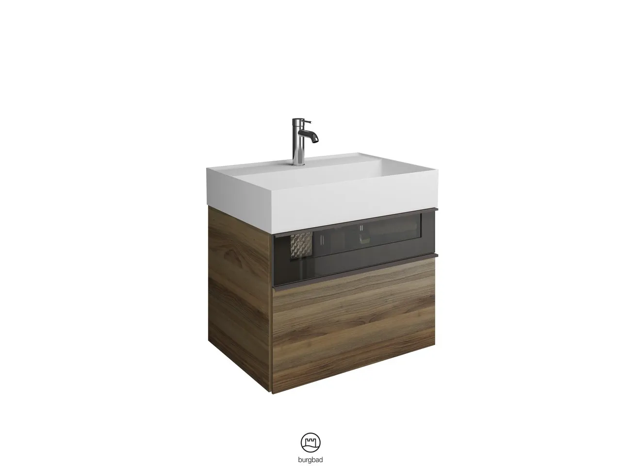 burgbad Badmöbelset „Yumo“ in Tectona Dekor Zimt burgbad Badmöbelset „Yumo“ in Tectona Dekor Zimt