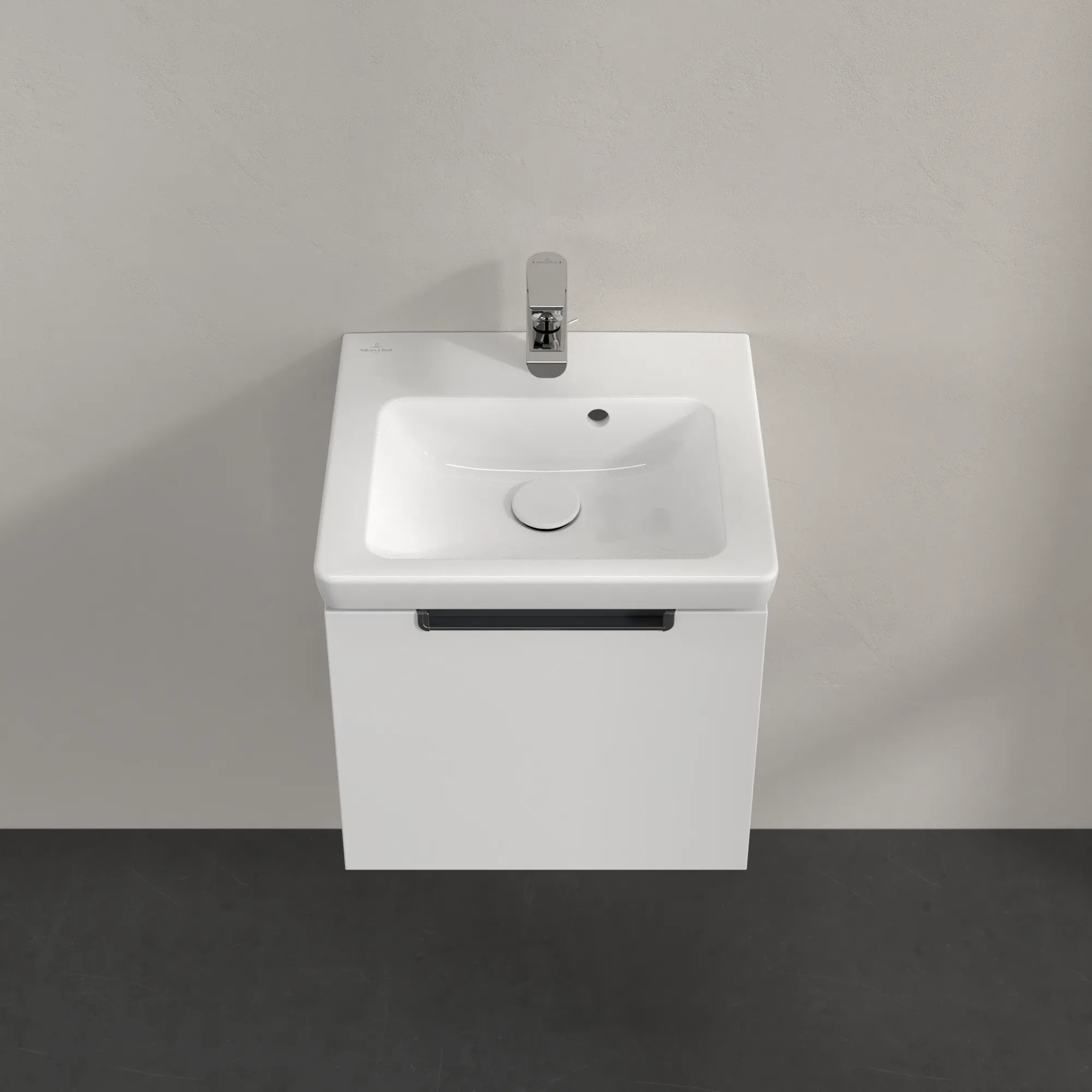 Villeroy & Boch Waschtischunterschrank „Subway 2.0“ 440 × 420 × 352 mm Glossy White, für Becken mittig, ohne Beleuchtung Villeroy & Boch Waschtischunterschrank „Subway 2.0“ 440 × 420 × 352 mm Glossy White, für Becken mittig, ohne Beleuchtung