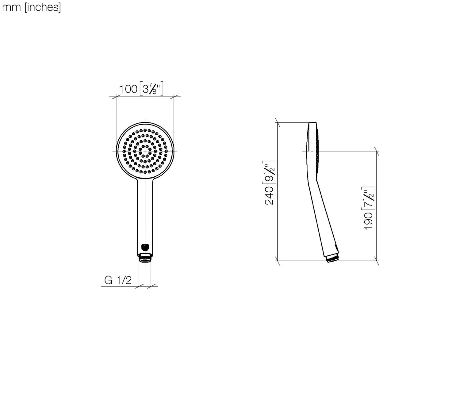 Dornbracht Handbrause SERIENNEUTRAL Chrom