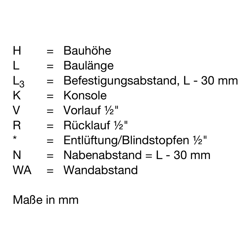 Zehnder Design-Heizkörper „Zeno Wing“ für Warmwasser-Zentralheizung oder gemischten Betrieb mit 50 mm-Mittelanschluss 50 × 78,8 cm