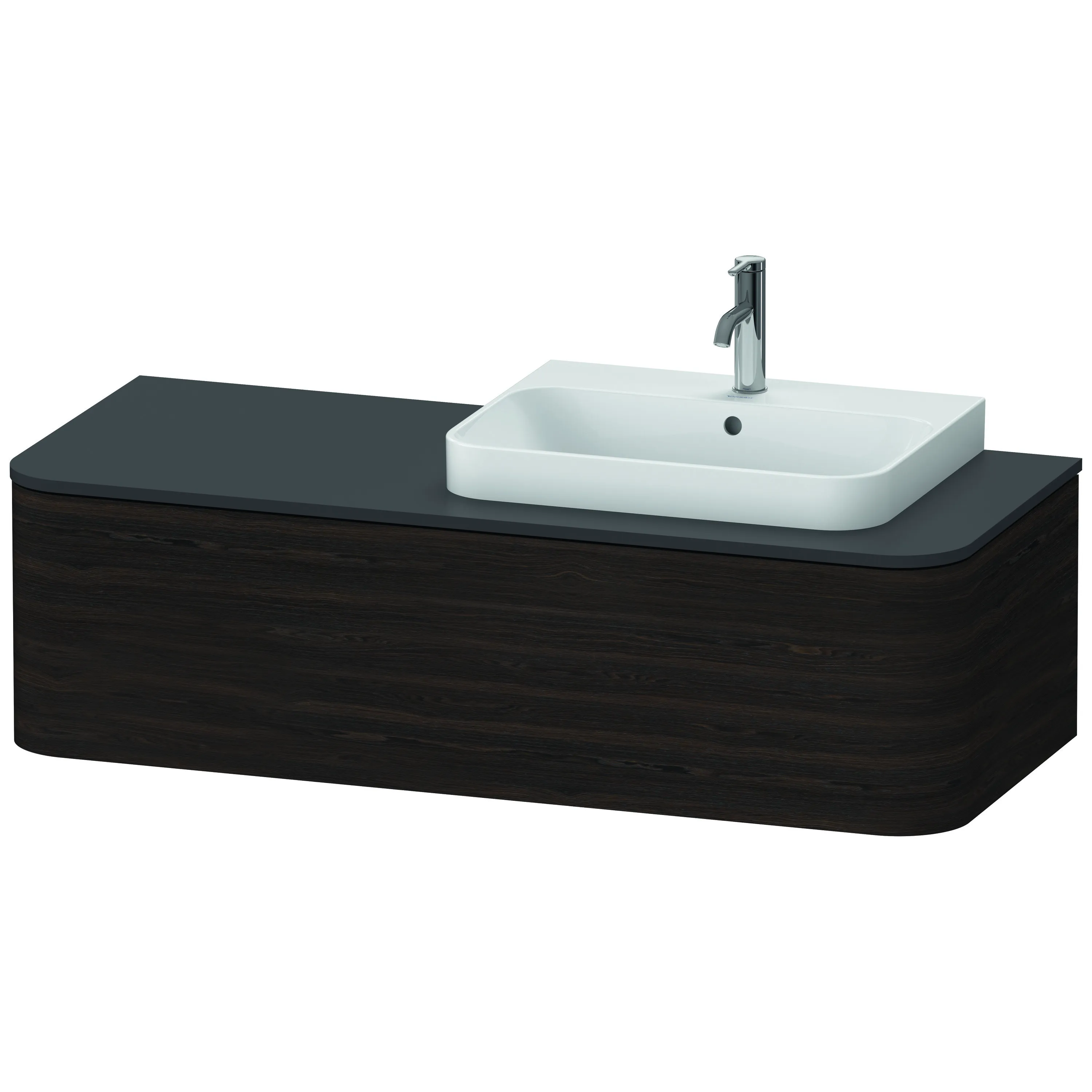 Duravit Waschtischunterschrank wandhängend „Happy D.2 Plus“ Nussbaum gebürstet Duravit Waschtischunterschrank wandhängend „Happy D.2 Plus“ Nussbaum gebürstet