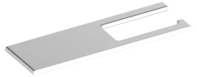 Edition 400 11573170000 Toilettenpapierhalter mit Abdeckung rund/eckig silber-eloxiert Edition 400 11573170000 Toilettenpapierhalter mit Abdeckung rund/eckig silber-eloxiert