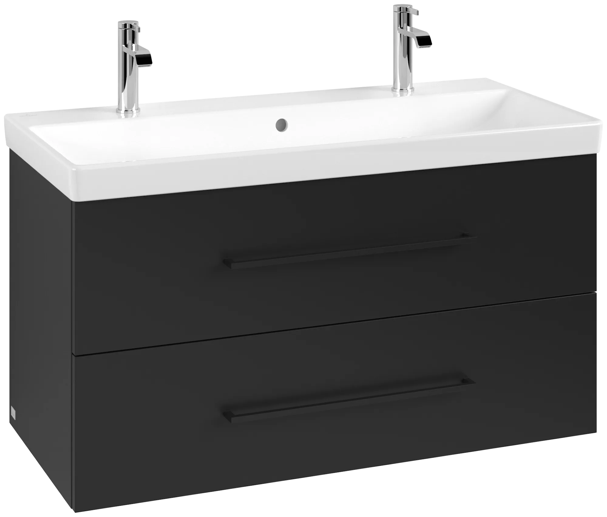Villeroy & Boch Waschbeckenunterschrank Avento A89210, Volcano Black