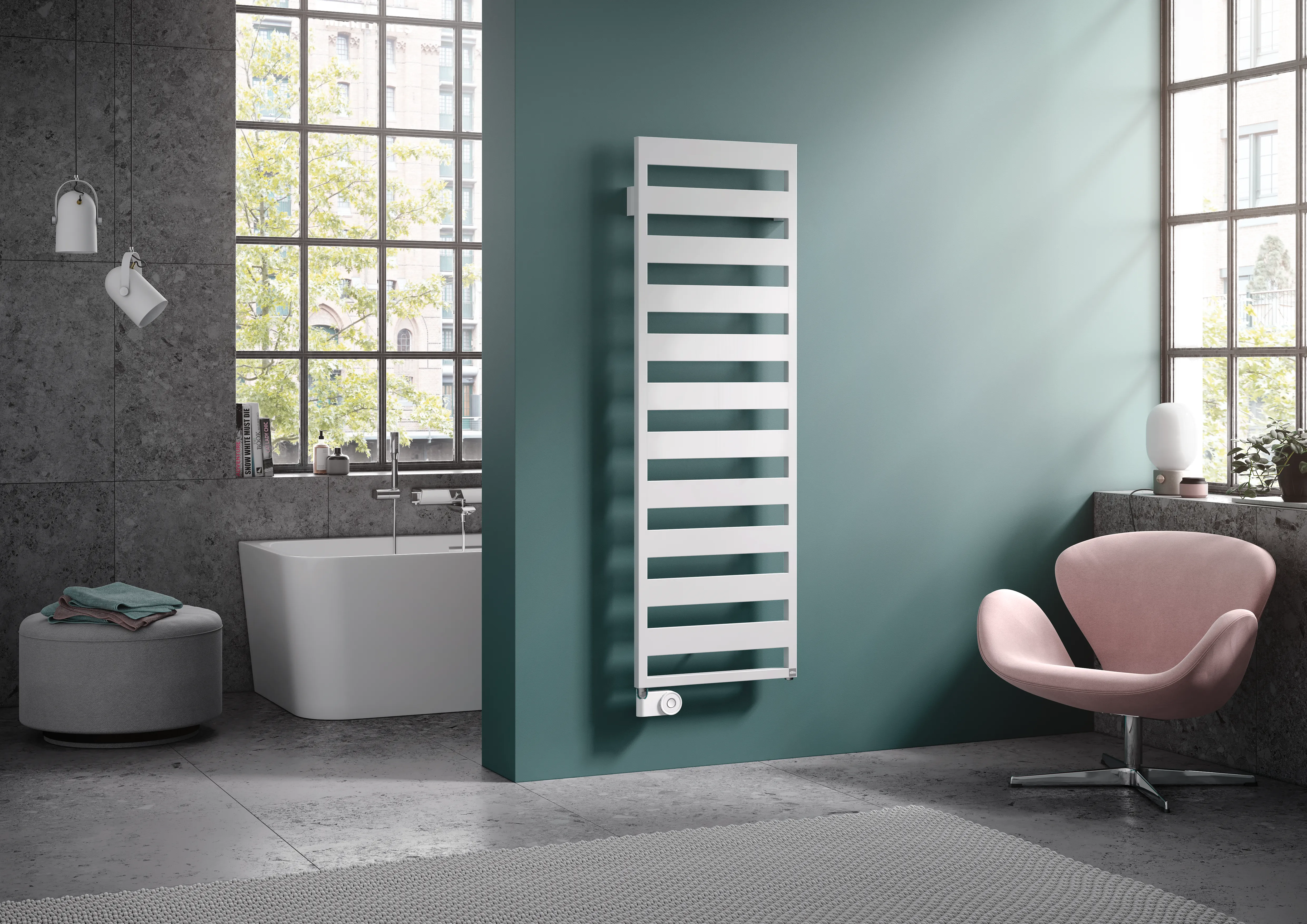 Kermi Design-Elektroheizkörper „Casteo®-E“ 50 × 153,3 cm in Anthracite Grey Kermi Design-Elektroheizkörper „Casteo®-E“ 50 × 153,3 cm in Anthracite Grey
