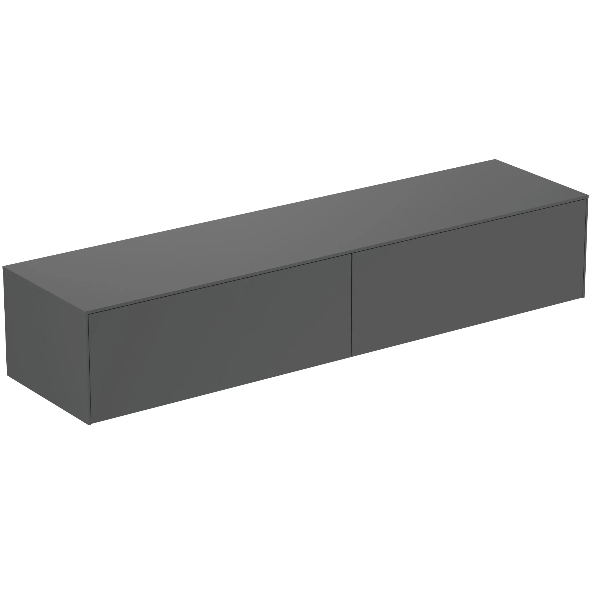 Ideal Standard Waschtischunterschrank Conca, 2 Auszüge, anthrazit