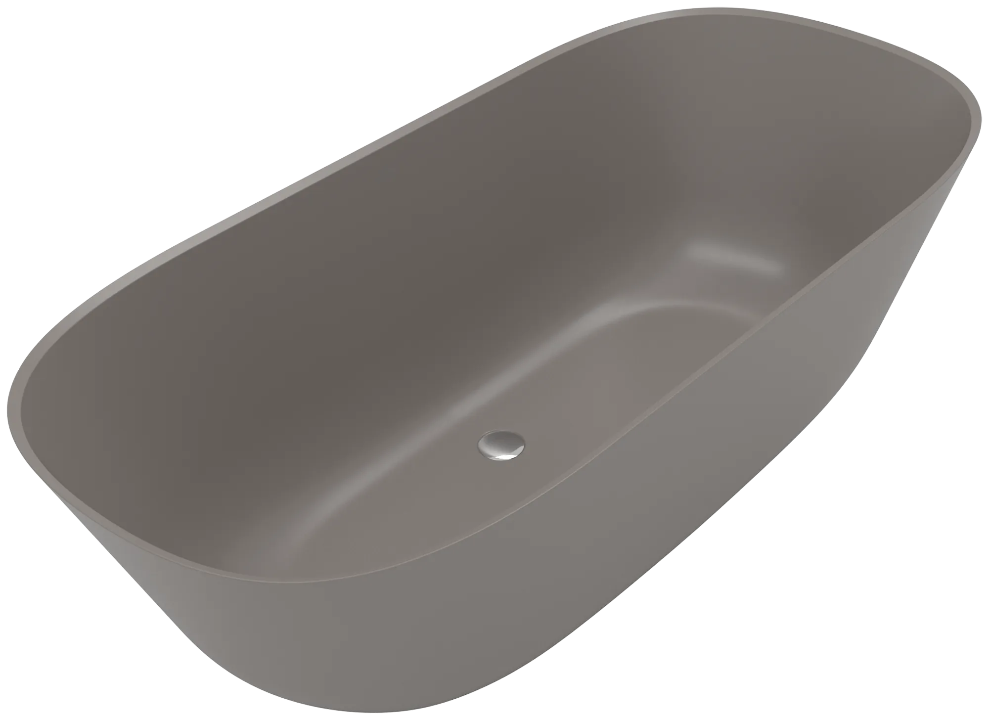 Villeroy & Boch freistehende Badewanne Theano Grau 1750 x 800 x 506 mm