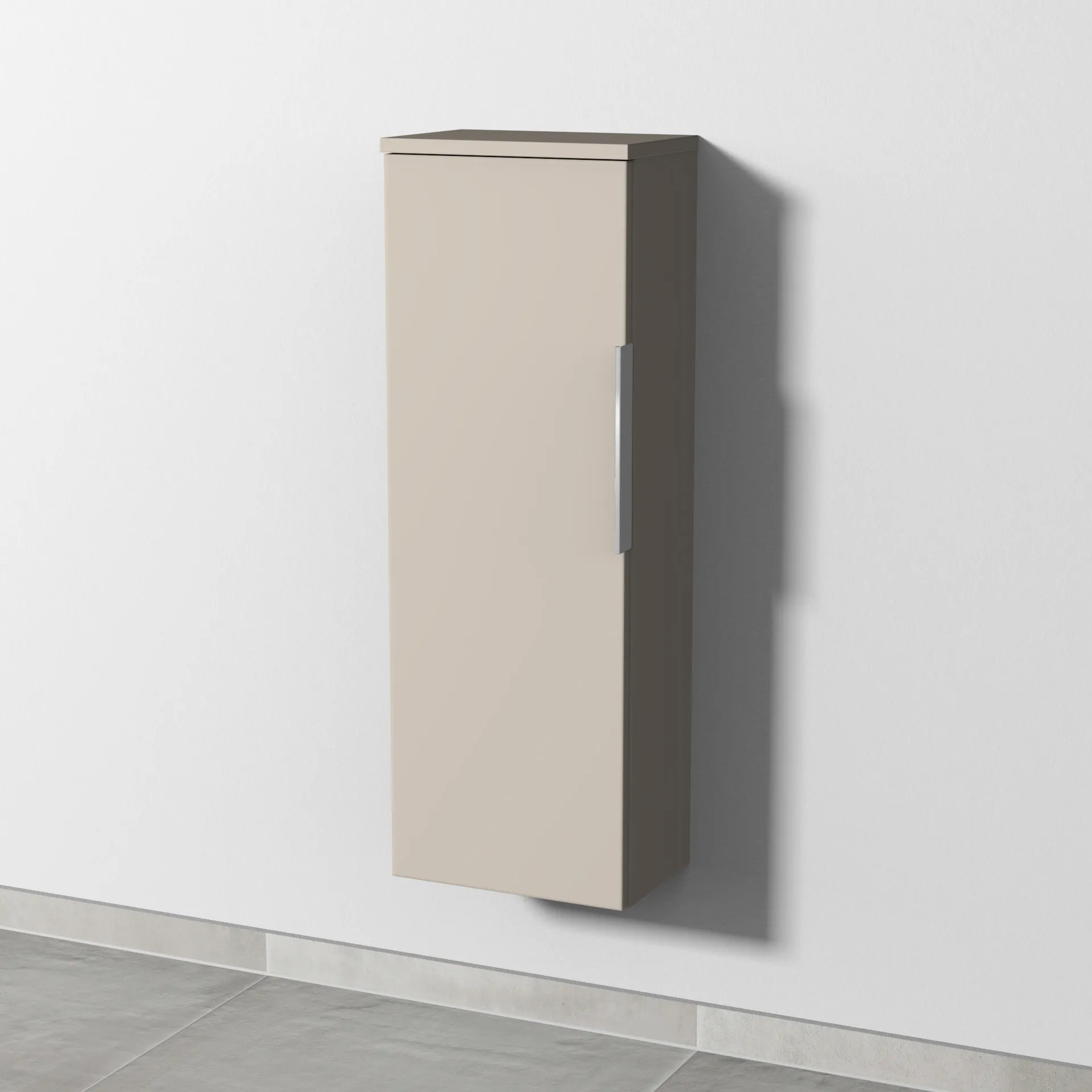 Sanipa Mittelschrank „3way“ 300 × 850 × 199 mm Anschlag links, in Kaschmir (matt), Anschlag links