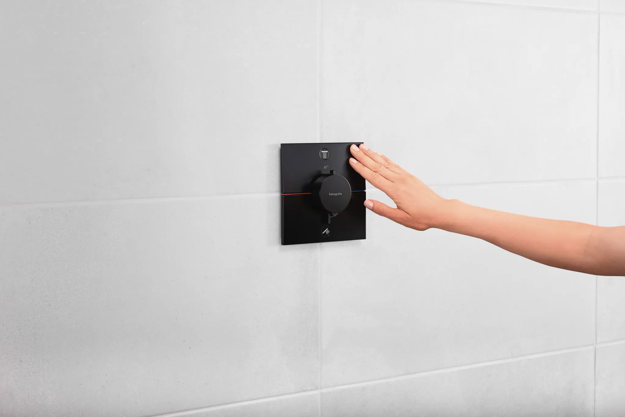 ShowerSelect Comfort E Thermostat Unterputz für 2 Verbraucher Chrom ShowerSelect Comfort E Thermostat Unterputz für 2 Verbraucher Chrom