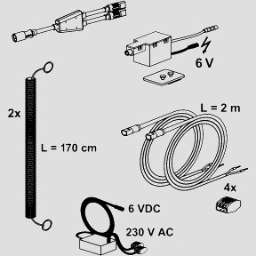 WC-Steuerung 2 Kabel Feinbauset Netz