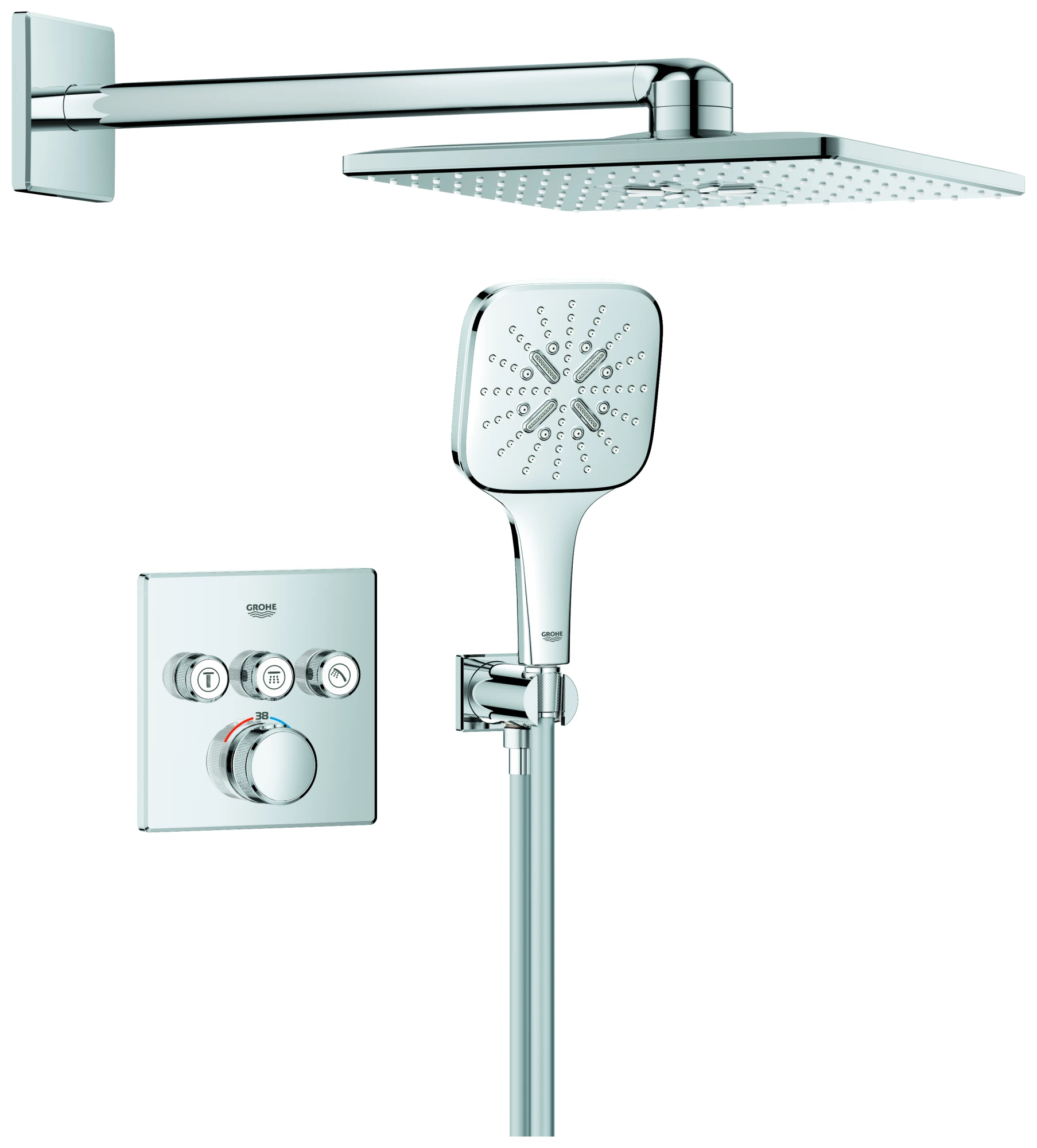 Grohe Unterputz-Armatur „Grohtherm SmartControl“