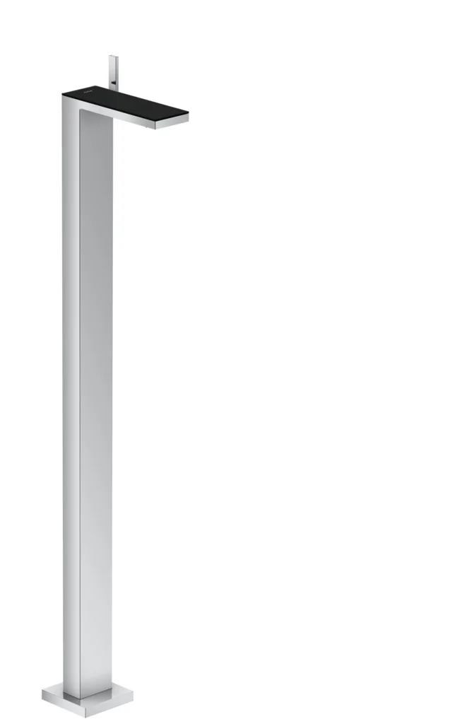 Hansgrohe AXOR MyEdition Einhebel-Waschtischmischer bodenstehend schwarz/chrom, Ausladung 196 mm, Auslaufhöhe 1158 mm