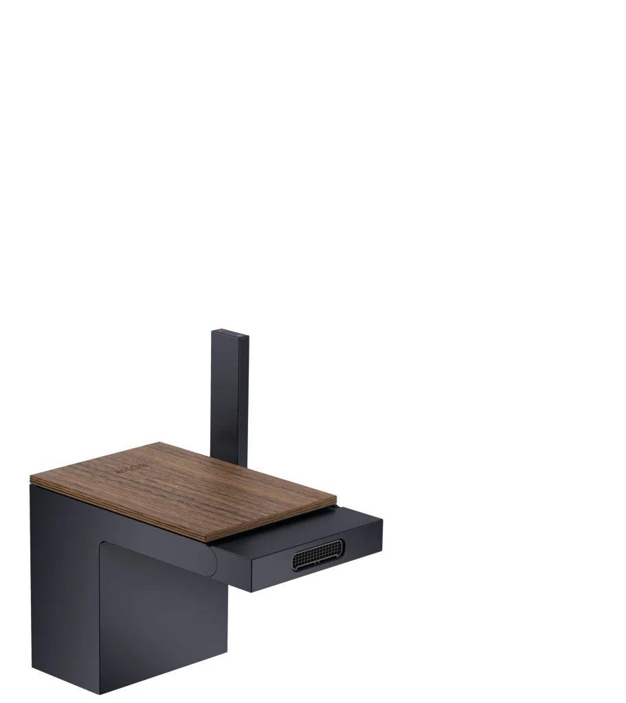 Hansgrohe AXOR MyEdition Platte 117 mm, Amerikanischer Nussbaum, abnehmbar Hansgrohe AXOR MyEdition Platte 117 mm, Amerikanischer Nussbaum, abnehmbar