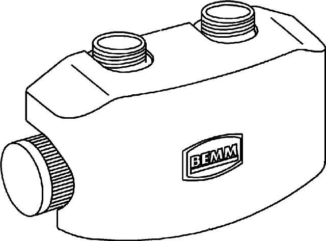 M-Ventil Softline DN15x50mm, DForm, Weiss M-Ventil Softline DN15x50mm, DForm, Weiss