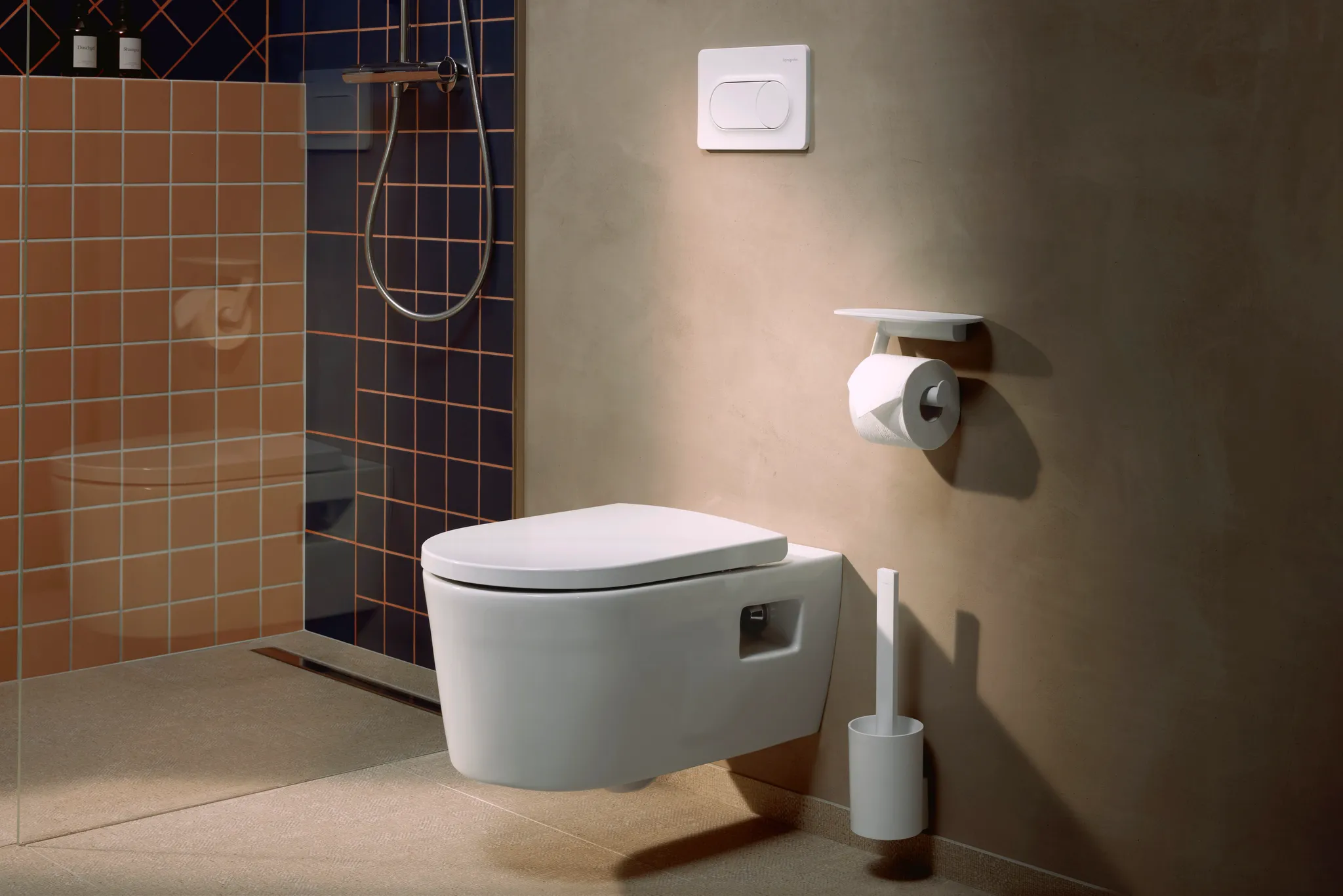 Hansgrohe EluPura Original S Wand WC Set 540 AquaChannel Flush, Weiß Hansgrohe EluPura Original S Wand WC Set 540 AquaChannel Flush, Weiß
