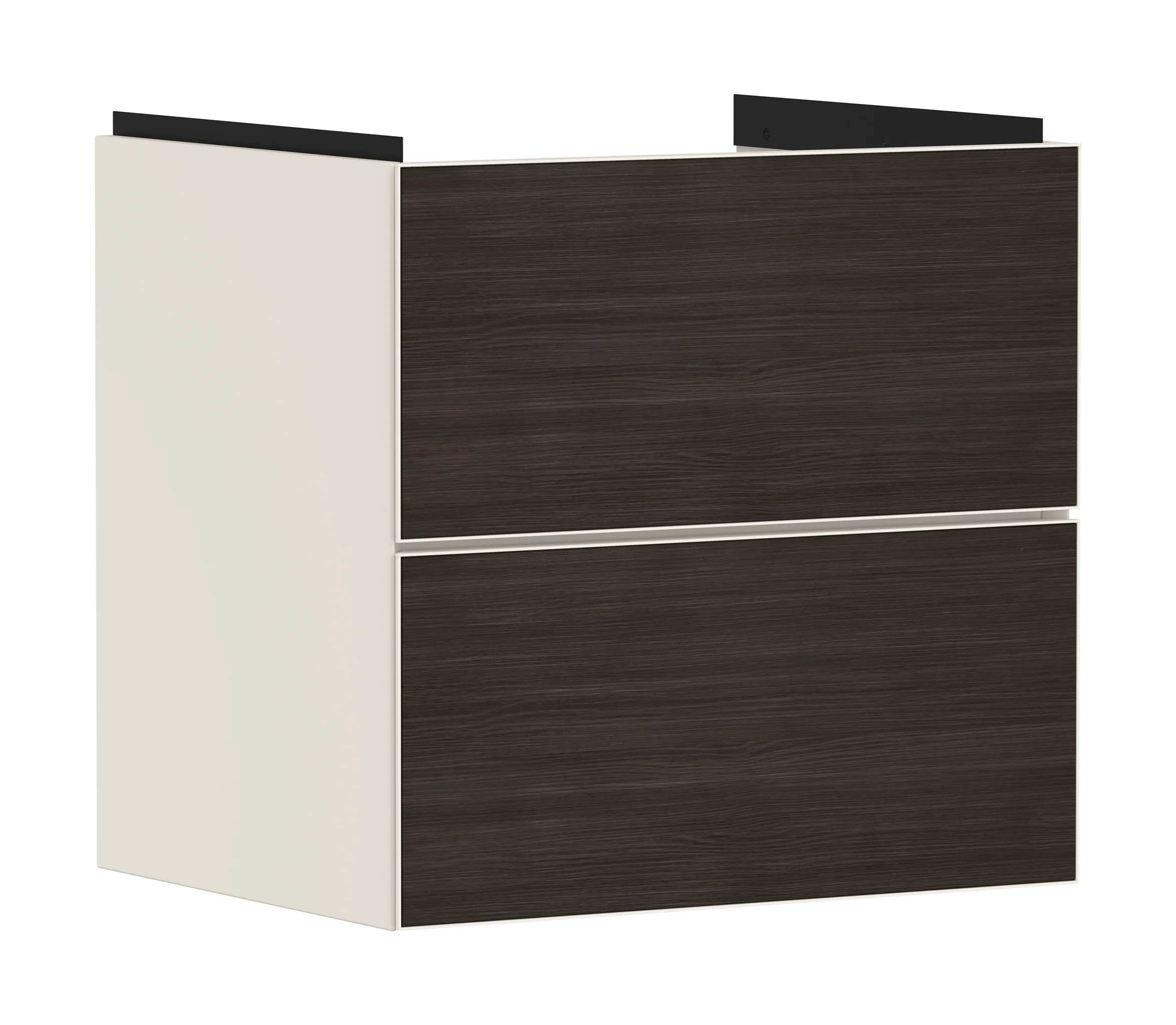 Hansgrohe Xevolos E Waschtischunterschrank Sandbeige Matt, 580/475 mm, 2 Schubkästen, griff- und siphonausschnittlos, SoftClose, PushOpen, vormontiert