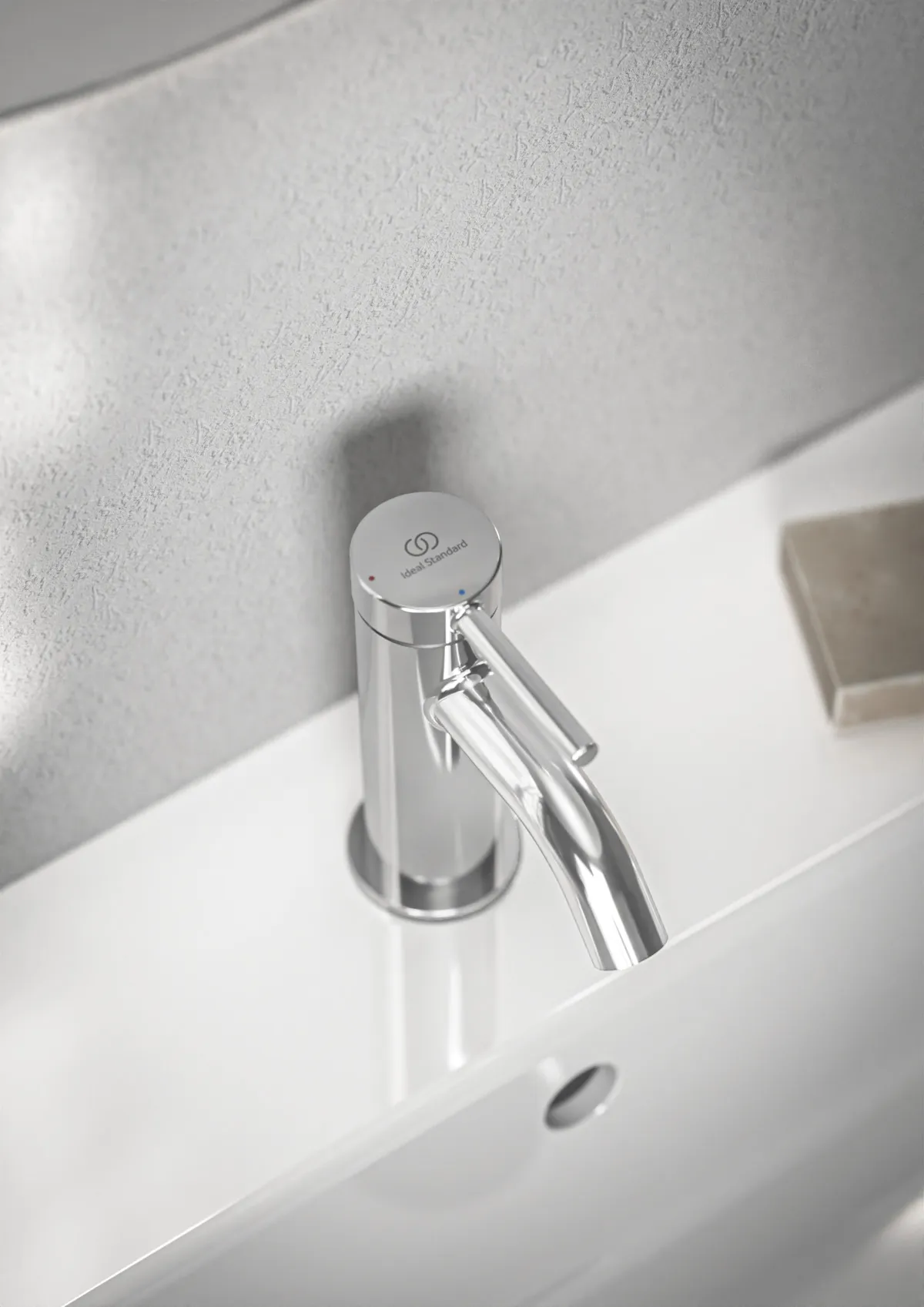 Waschtischarmatur Ceraline Nuovo Ausladung 90mm ohne Ablaufgarnitur BlueStart Chrom Waschtischarmatur Ceraline Nuovo Ausladung 90mm ohne Ablaufgarnitur BlueStart Chrom