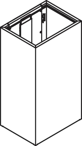 HEWI Papierabfallbehälter „System 900“ 34 × 62 × 26,3 cm in Dunkelgrau tiefmatt HEWI Papierabfallbehälter „System 900“ 34 × 62 × 26,3 cm in Dunkelgrau tiefmatt