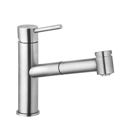 STEEL SpültischEinhandmischer m. Geschirrbrause edelstahl gebürstet STEEL SpültischEinhandmischer m. Geschirrbrause edelstahl gebürstet