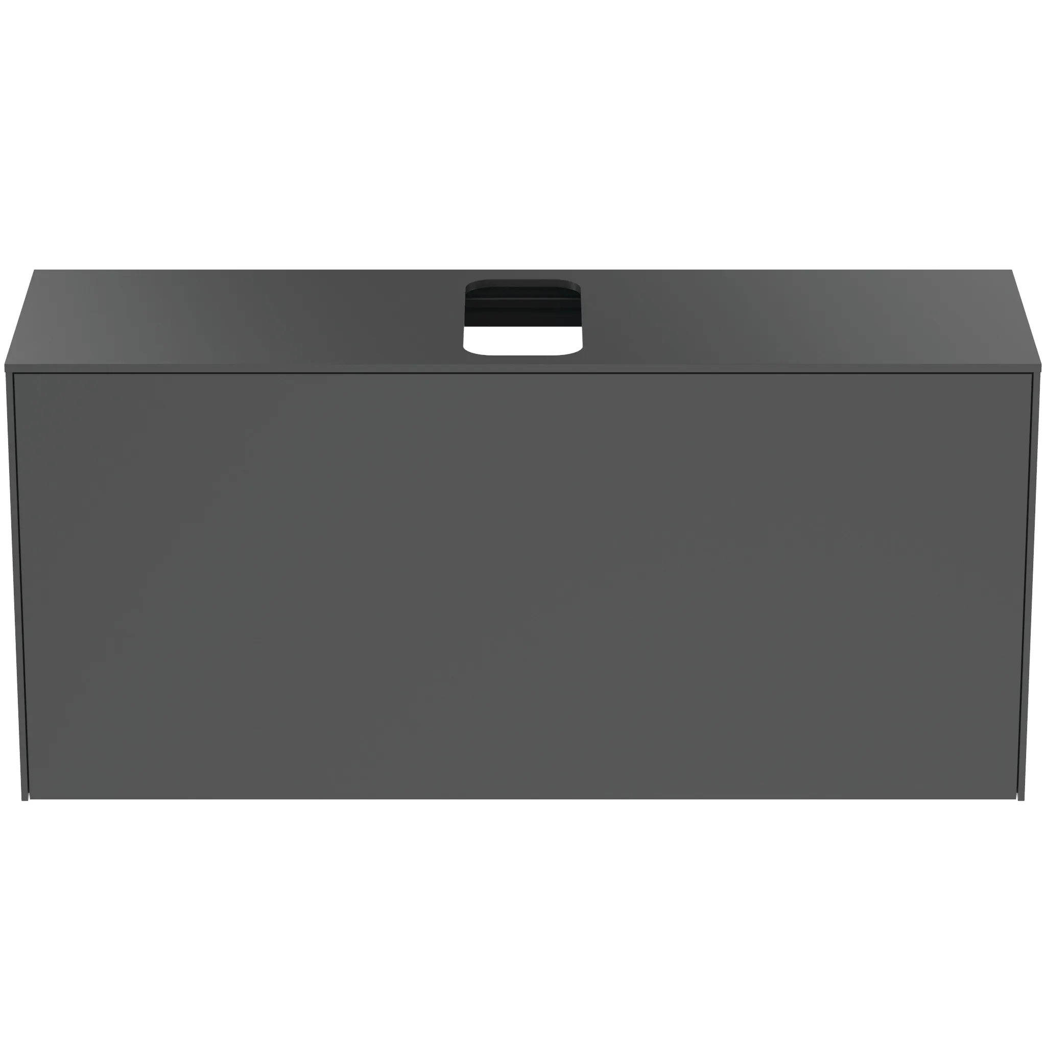 Ideal Standard Conca Waschtischunterschrank, Anthrazit matt, 1 Auszug, Push-Open mit Softclose, 1.202 x 373 x 550 mm Ideal Standard Conca Waschtischunterschrank, Anthrazit matt, 1 Auszug, Push-Open mit Softclose, 1.202 x 373 x 550 mm