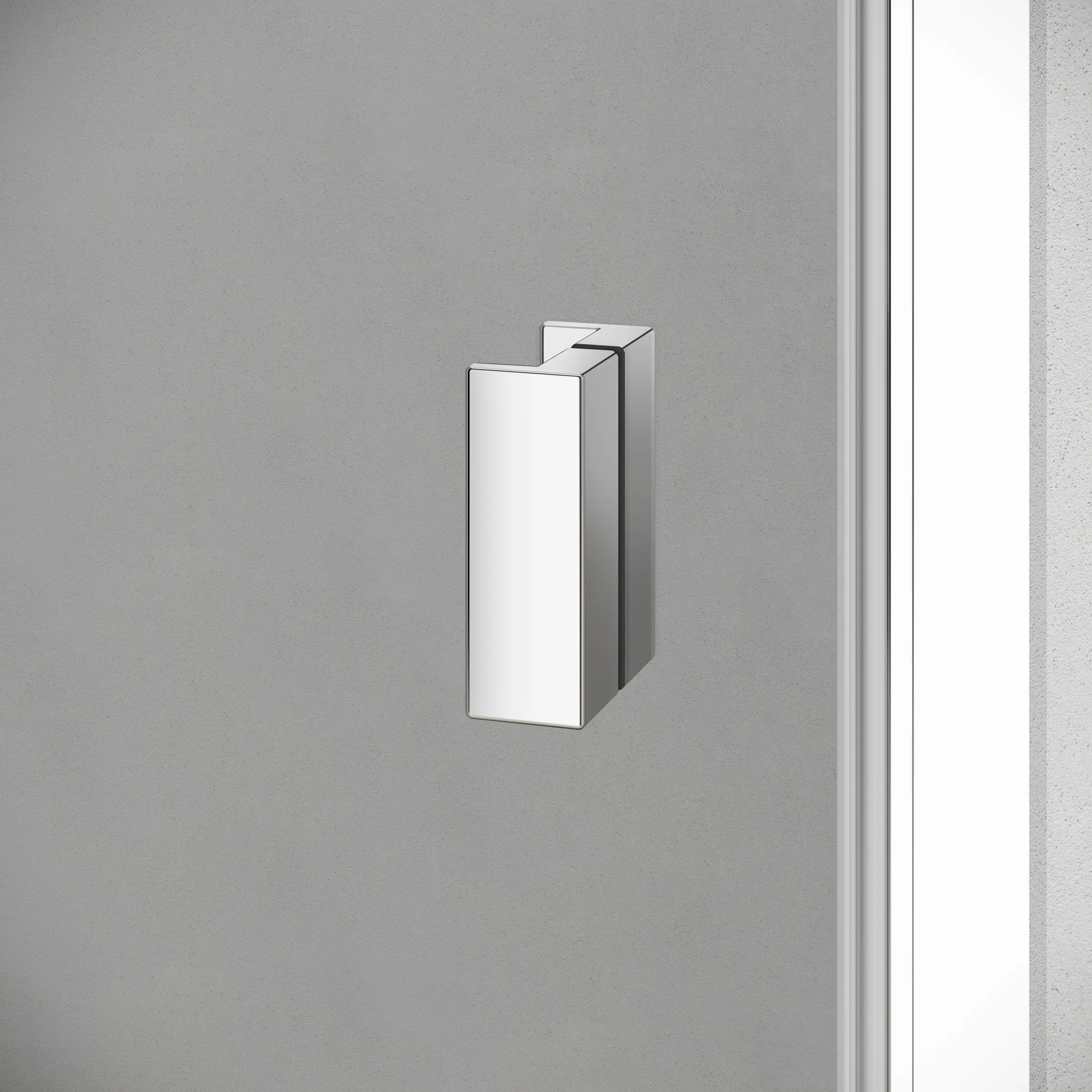 Kermi Pendeltür 1-flügelig links für Nische „RAYA“ Glas Klar, Profile Silber Mattglanz, BV: 858 - 888 mm WE: 858 - 888 mm H: 1850 mm Kermi Pendeltür 1-flügelig links für Nische „RAYA“ Glas Klar, Profile Silber Mattglanz, BV: 858 - 888 mm WE: 858 - 888 mm H: 1850 mm