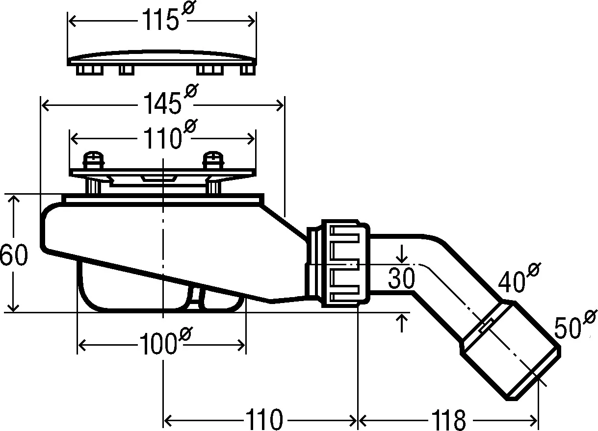 Ablaufgarnitur Tempoplex 6963 Ablaufgarnitur Tempoplex 6963