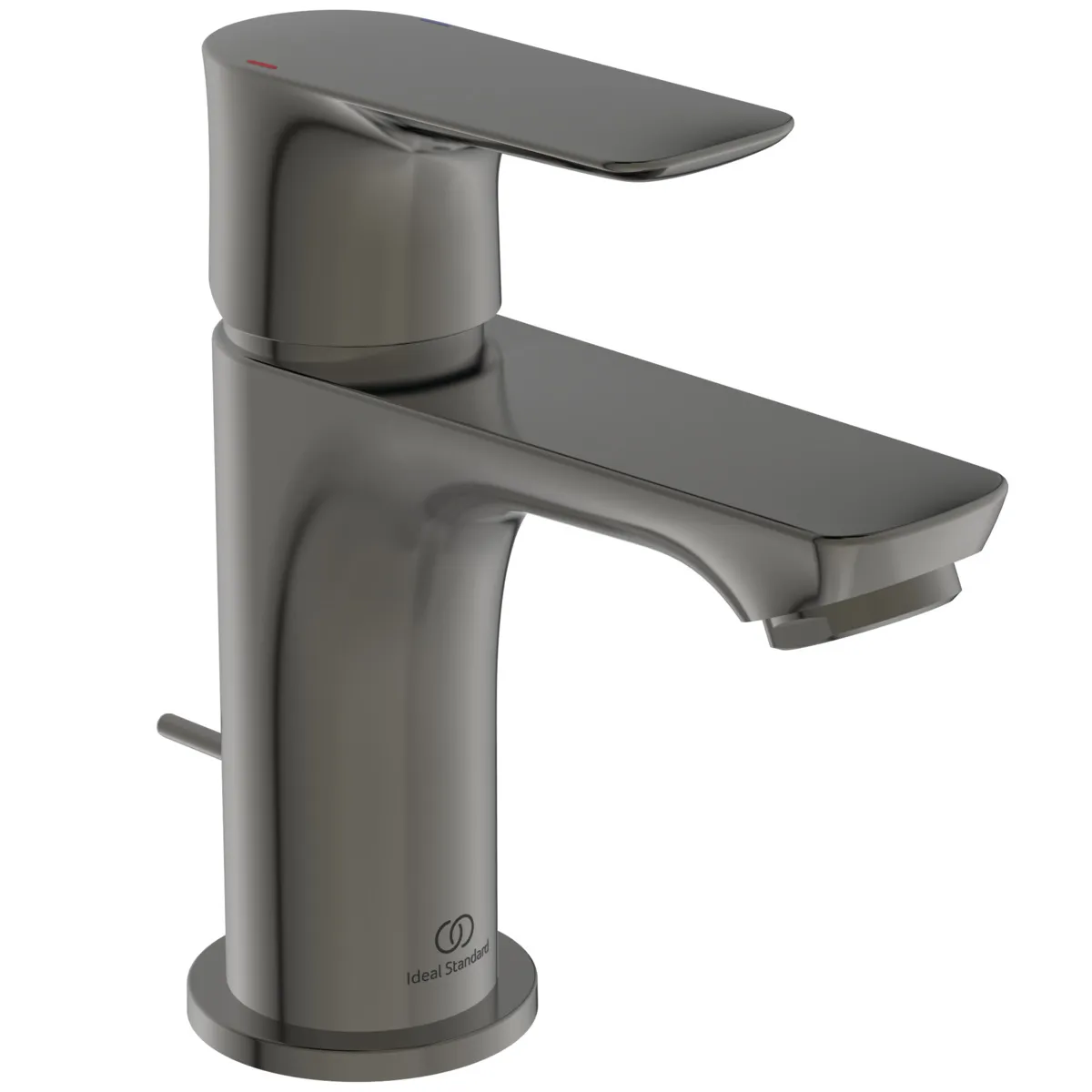 Waschtischarmatur Connect Air, Piccolo, 5l/min., mit Ablaufgarnitur, Ausladung 90mm, Brushed Gold