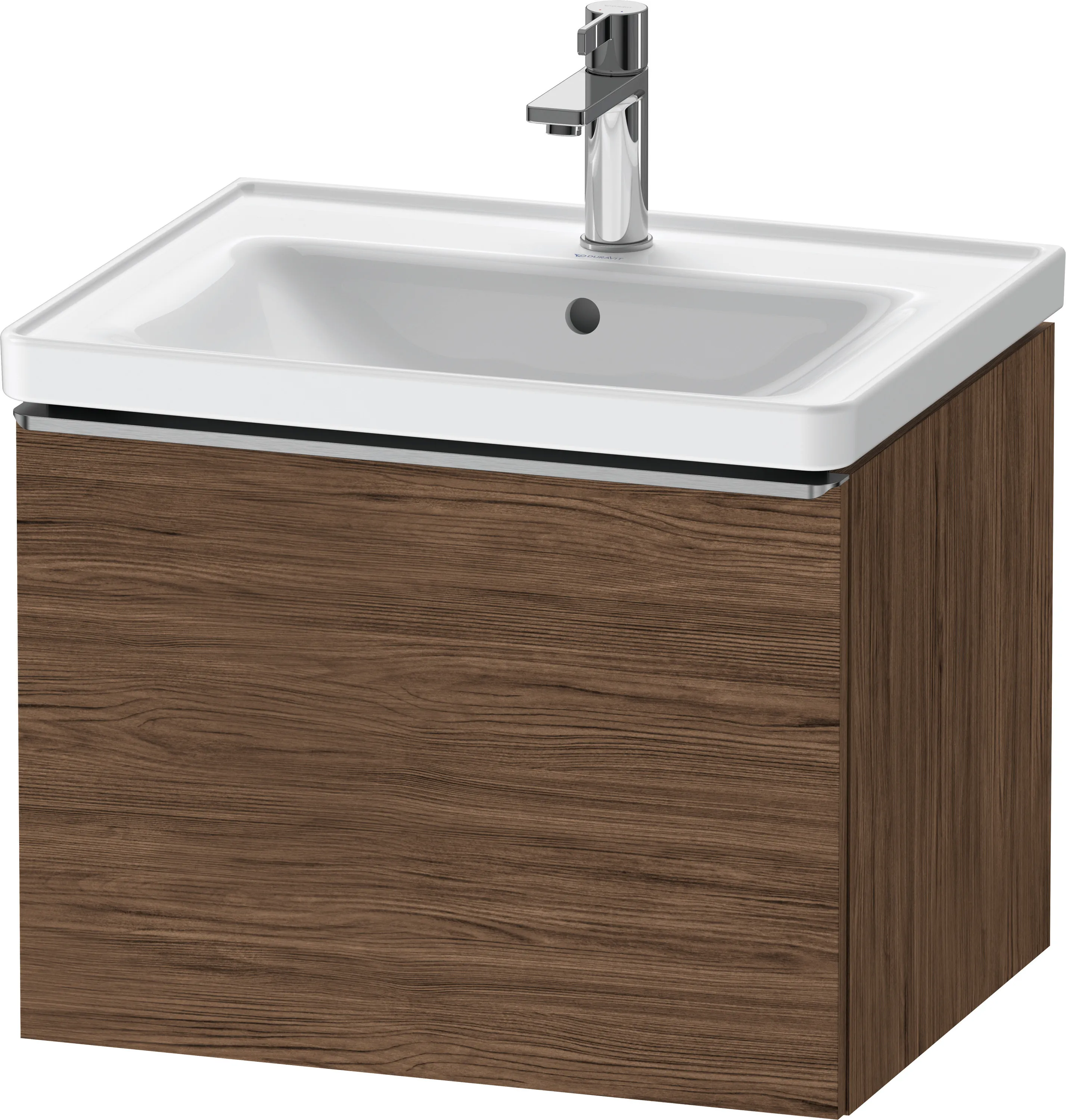 Duravit Waschtischunterschrank wandhängend „D-Neo“ 58,4 × 44 × 45,2 cm Nussbaum Dunkel