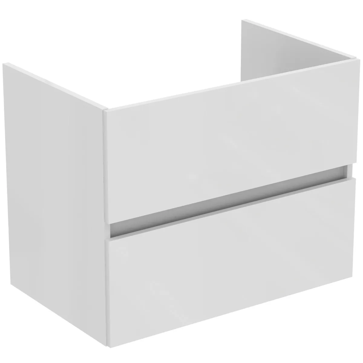 Ideal Standard Möbelwaschtischunterschrank Eurovit+ 2 Auszüge 700x440x550mm Hochglanz weiß Ideal Standard Möbelwaschtischunterschrank Eurovit+ 2 Auszüge 700x440x550mm Hochglanz weiß