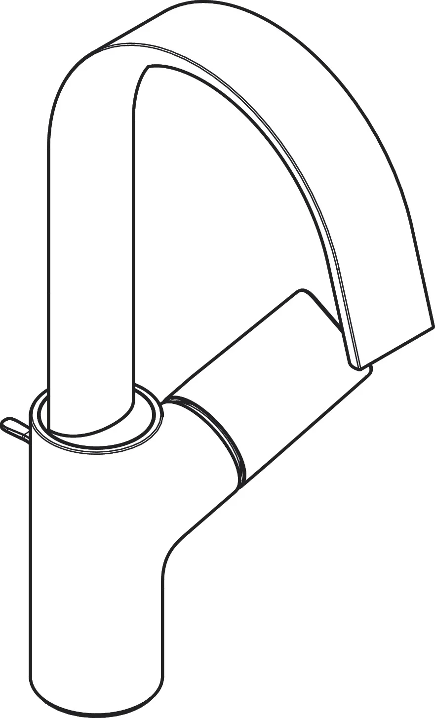 Hansgrohe Vivenis Einhebel-Waschtischmischer Brushed Bronze, Ausladung 139 mm, Auslaufhöhe 209 mm, Schwenkbereich 120°, max. Durchflussmenge 5 l/min