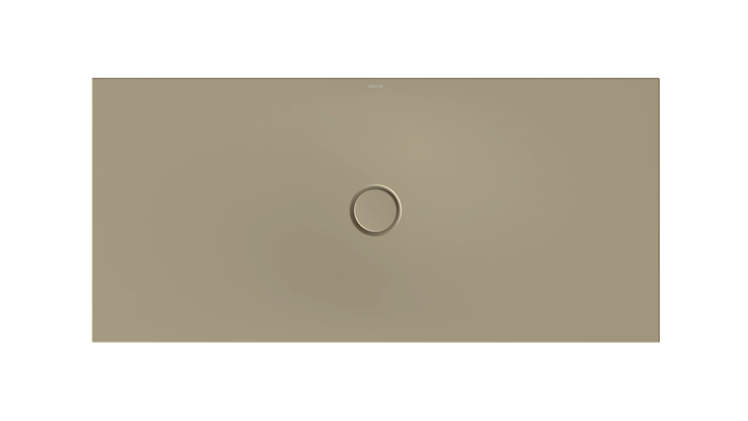 Bette rechteck Duschwanne „BetteFloor“ 1500 × 700 mm ohne Oberflächenbeschichtung, mit BetteGlasur Plus, ohne Wannenträger, in Hazel