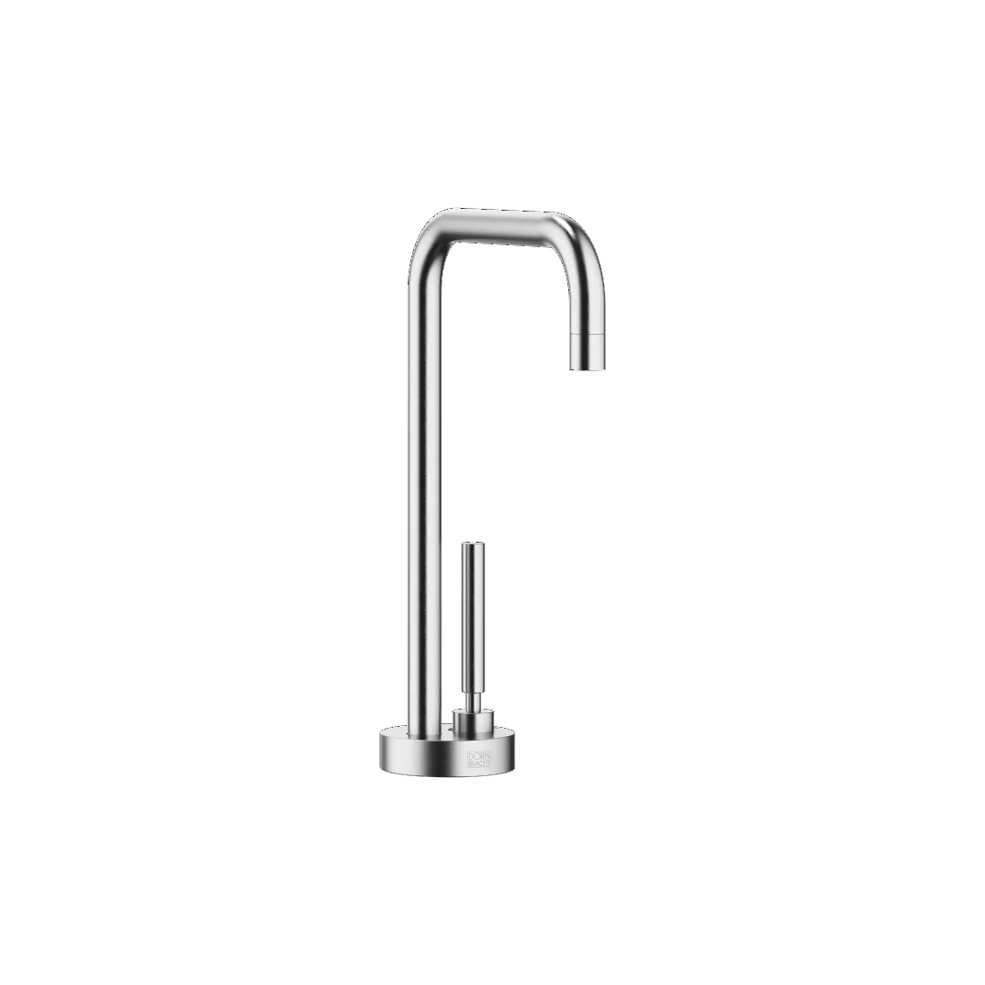 Dornbracht META SQUARE Kaltwasser-Dispenser Chrom gebürstet (Edelstahl-Look), Ausladung 145 mm, Armaturenhöhe 250 mm, Bohrungsdurchmesser 35 mm