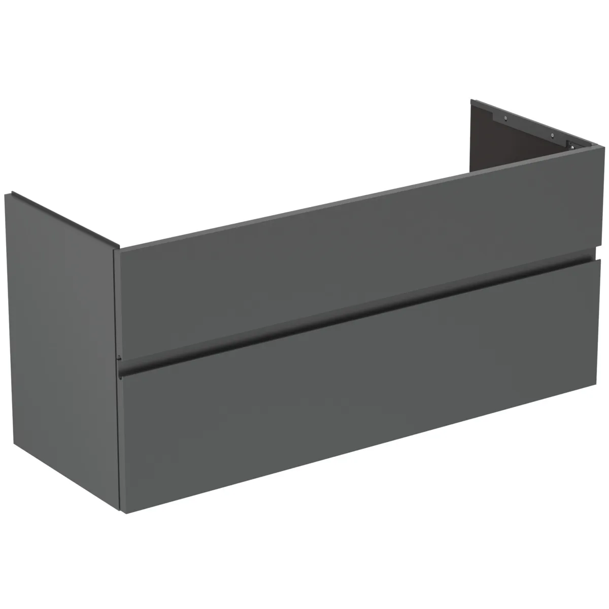 Ideal Standard Möbelwaschtischunterschrank Finesse 1200x440x545mm 2 Auszüge Anthrazit matt