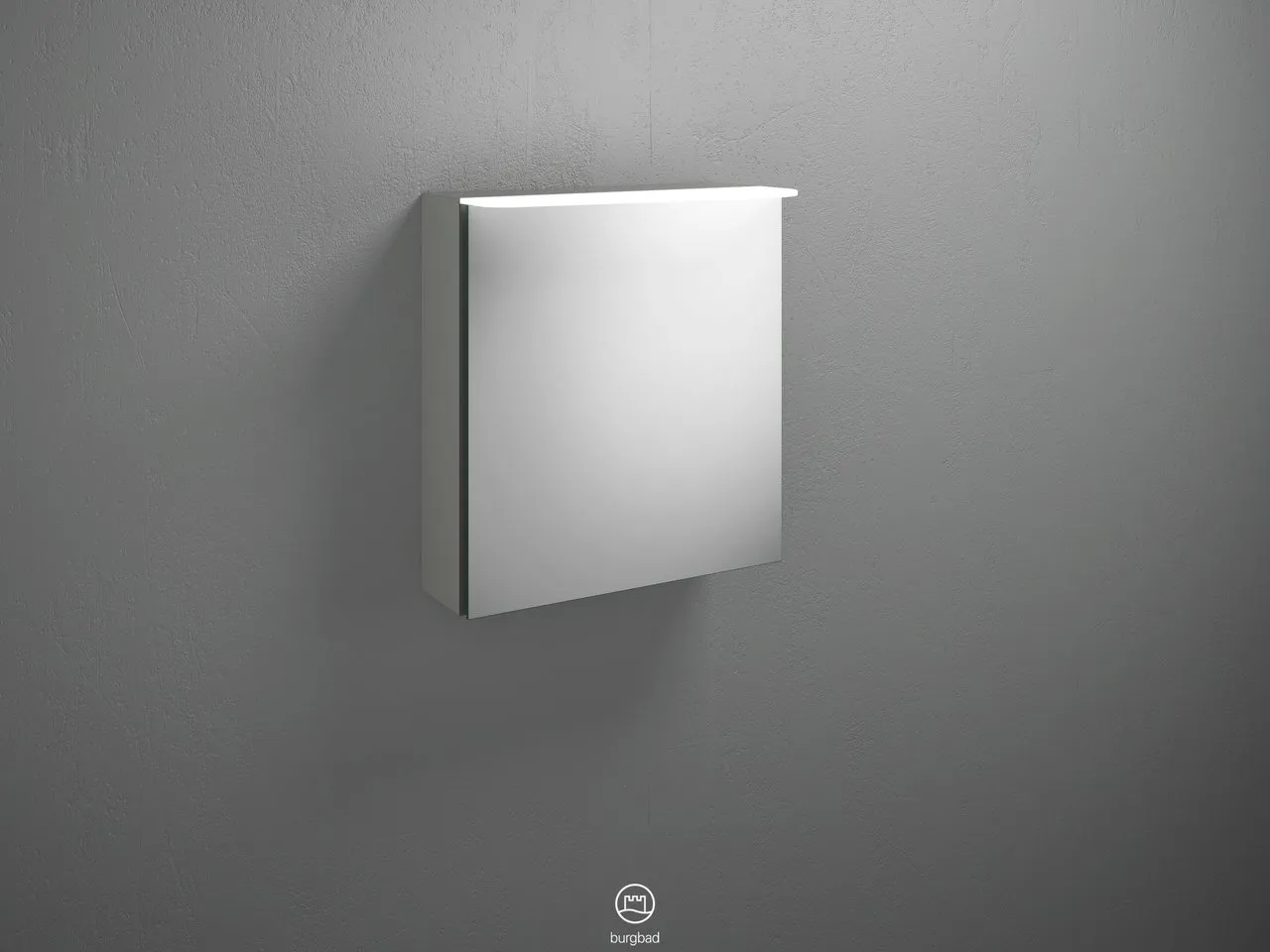Burgbad Spiegelschrank Badu SFTU060, 310x600x665 mm, LED-Aufsatzleuchte 4200 K, beidseitig verspiegelt Burgbad Spiegelschrank Badu SFTU060, 310x600x665 mm, LED-Aufsatzleuchte 4200 K, beidseitig verspiegelt