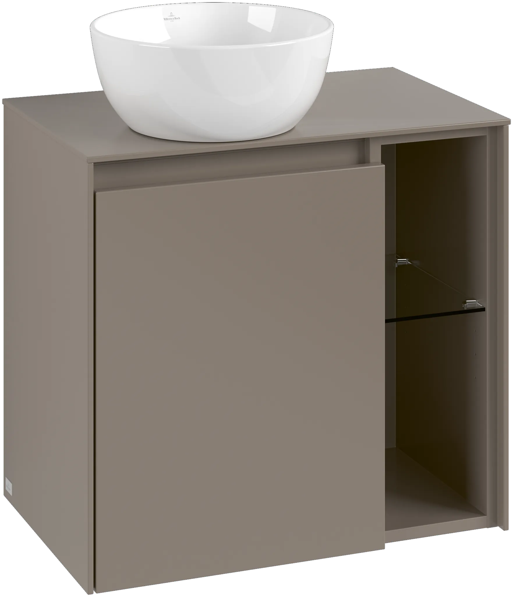 Villeroy & Boch Waschtischunterschrank „Collaro“ 600 × 548 × 380 mm Nordic Oak, für Becken links, Anschlag links, ohne Beleuchtung Villeroy & Boch Waschtischunterschrank „Collaro“ 600 × 548 × 380 mm Nordic Oak, für Becken links, Anschlag links, ohne Beleuchtung